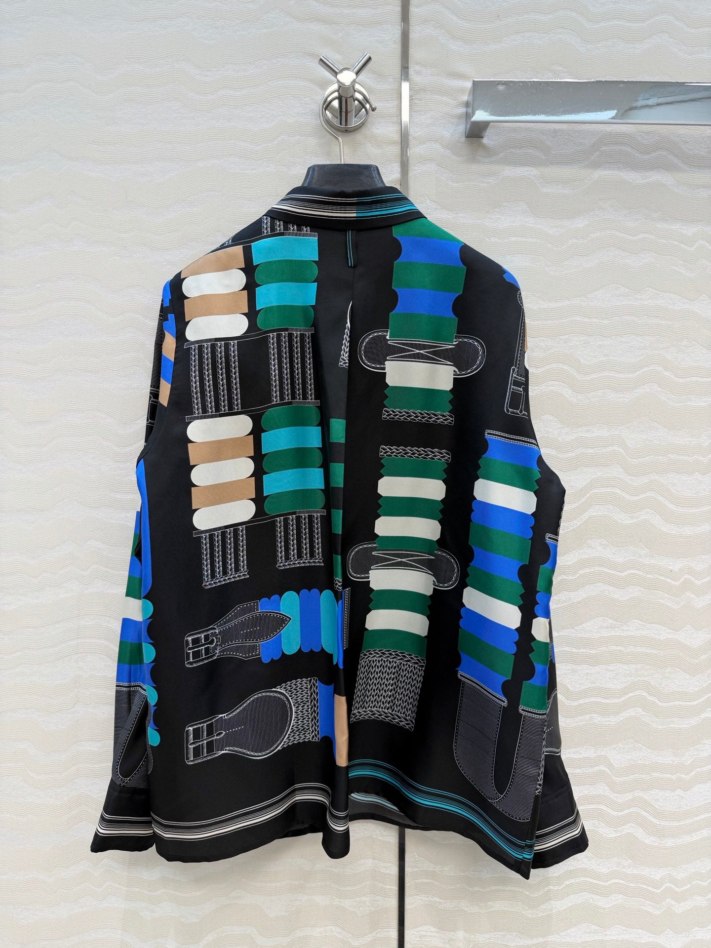 Hermès 26SS Printed Silk Shirt