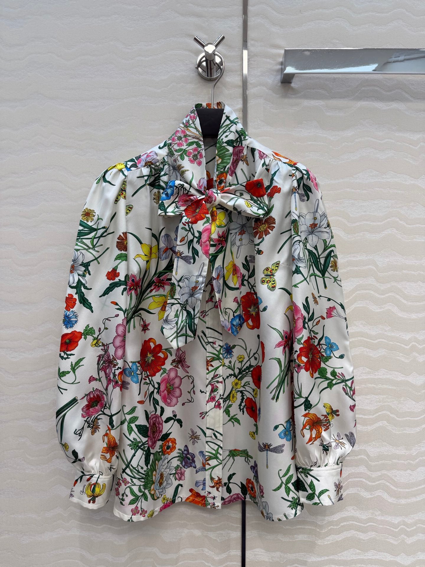 Gucci 26SS Printed Silk Shirt