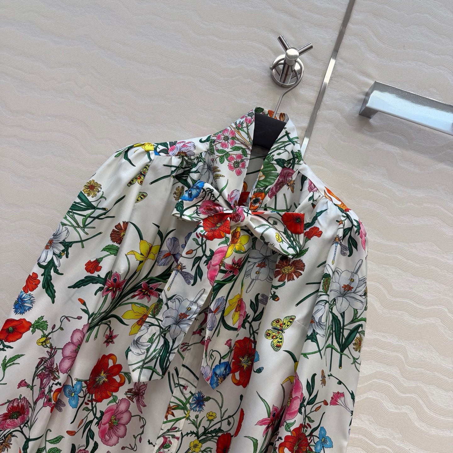 Gucci 26SS Printed Silk Shirt