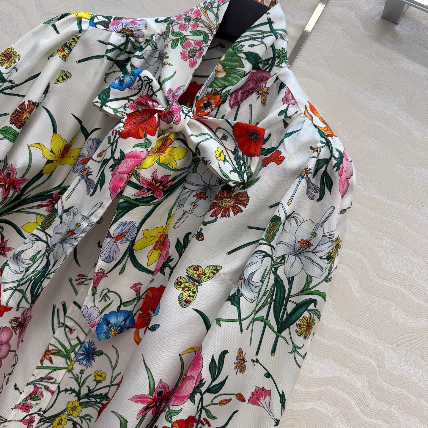 Gucci 26SS Printed Silk Shirt