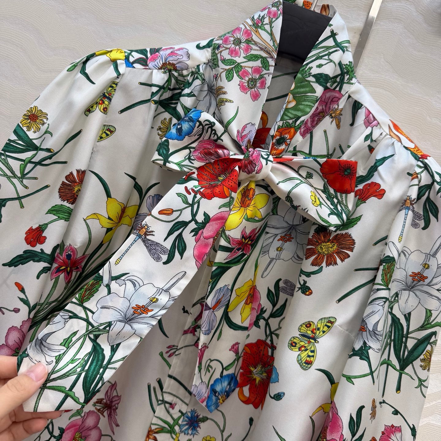 Gucci 26SS Printed Silk Shirt