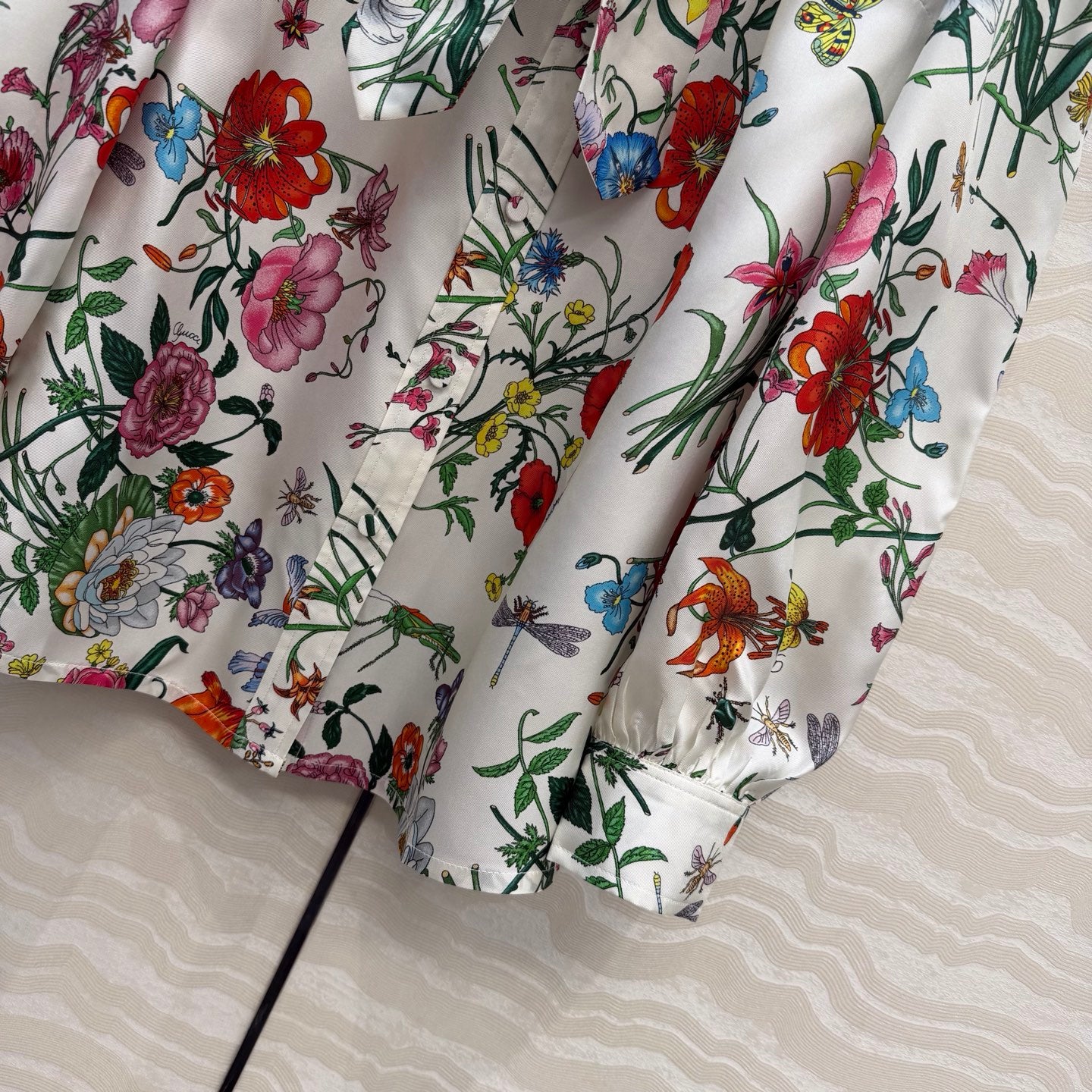 Gucci 26SS Printed Silk Shirt