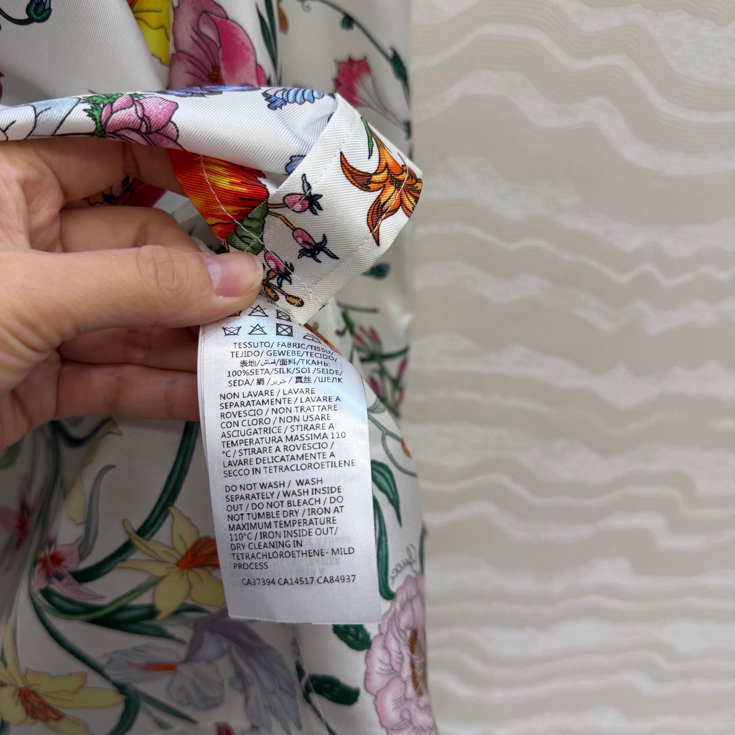 Gucci 26SS Printed Silk Shirt