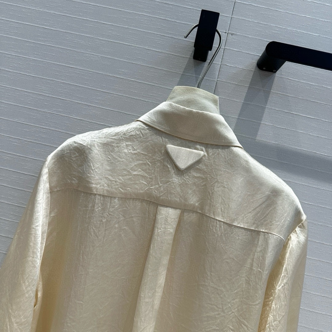 Prada heavily embellished shirt (on sale)
