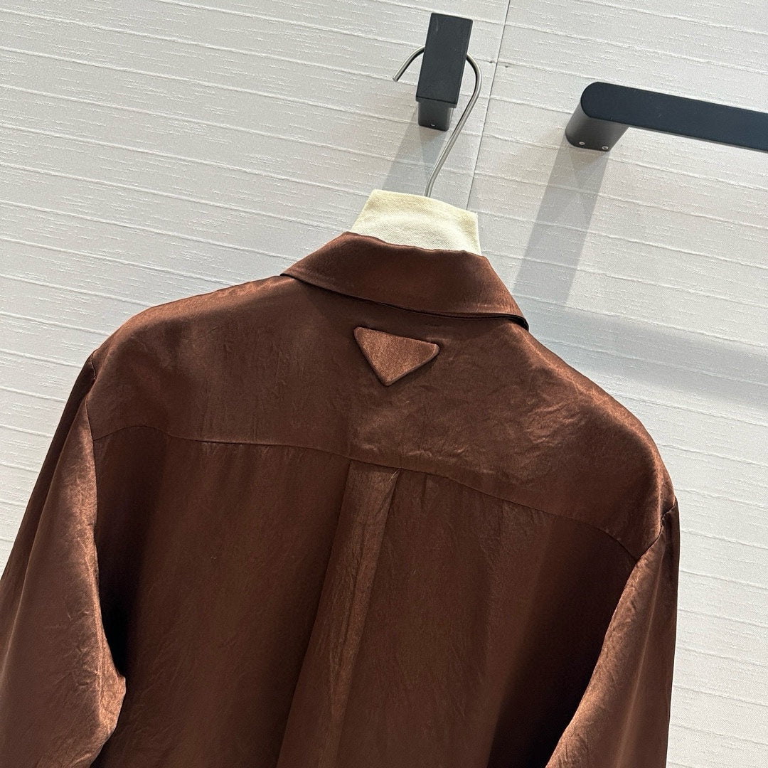 Prada heavily embellished shirt (on sale)