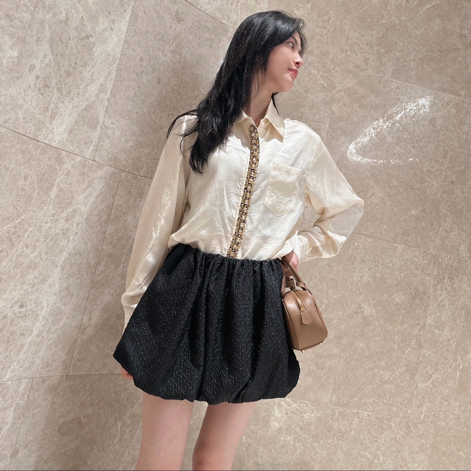 Prada heavily embellished shirt (on sale)
