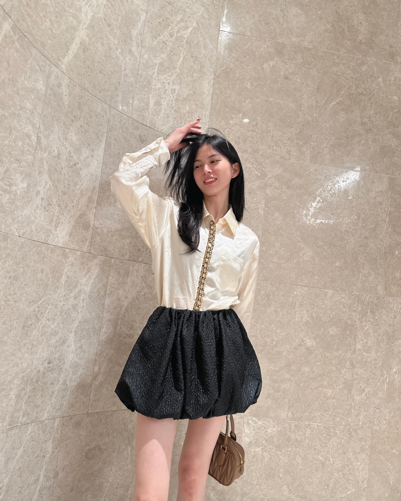 Prada heavily embellished shirt (on sale)