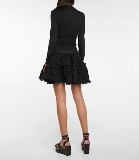 Alaia 26SS Wool Real Cake Dress
