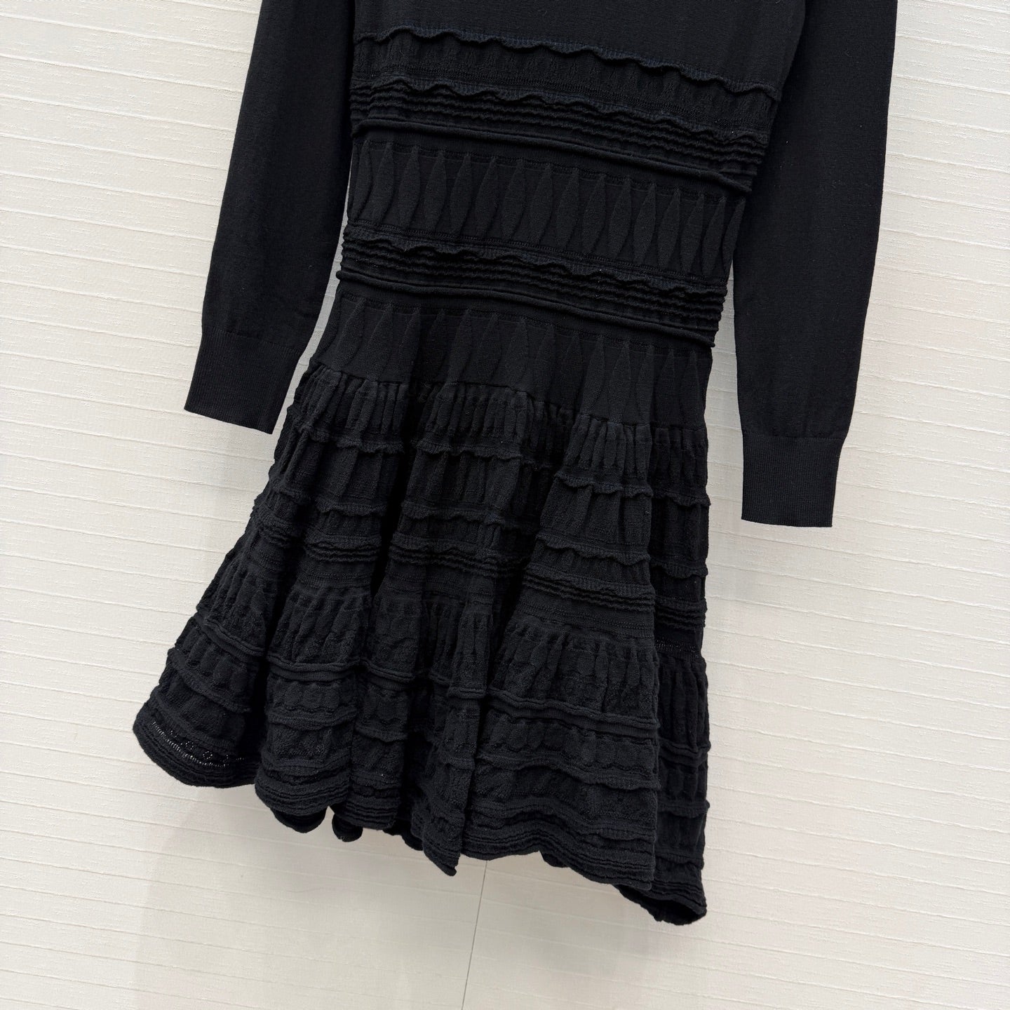 Alaia 26SS Wool Real Cake Dress