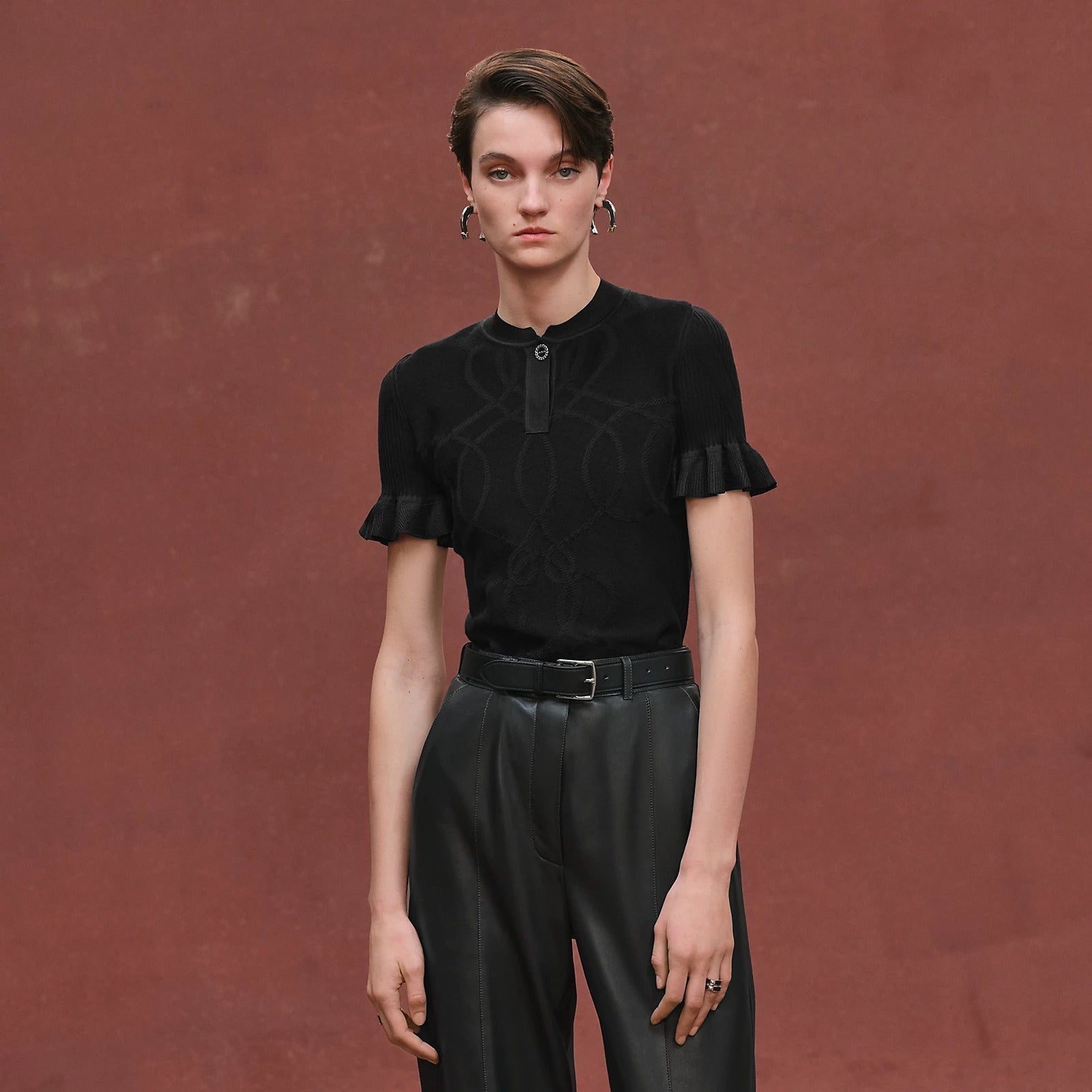 Hermès 26SS Double-Knit Sweater