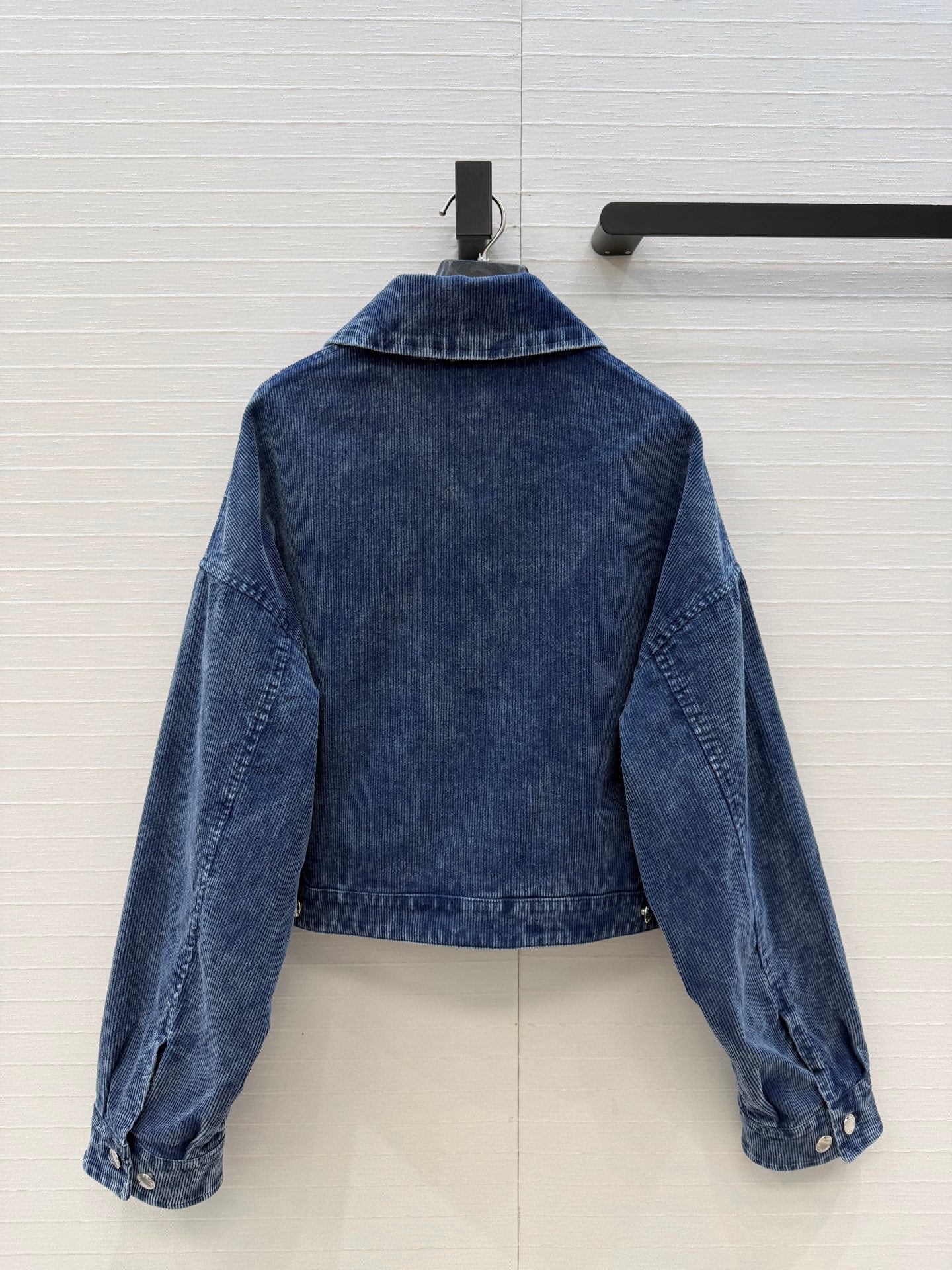 Prada 26SS Corduroy Collar Jacket / High-Waisted Trousers