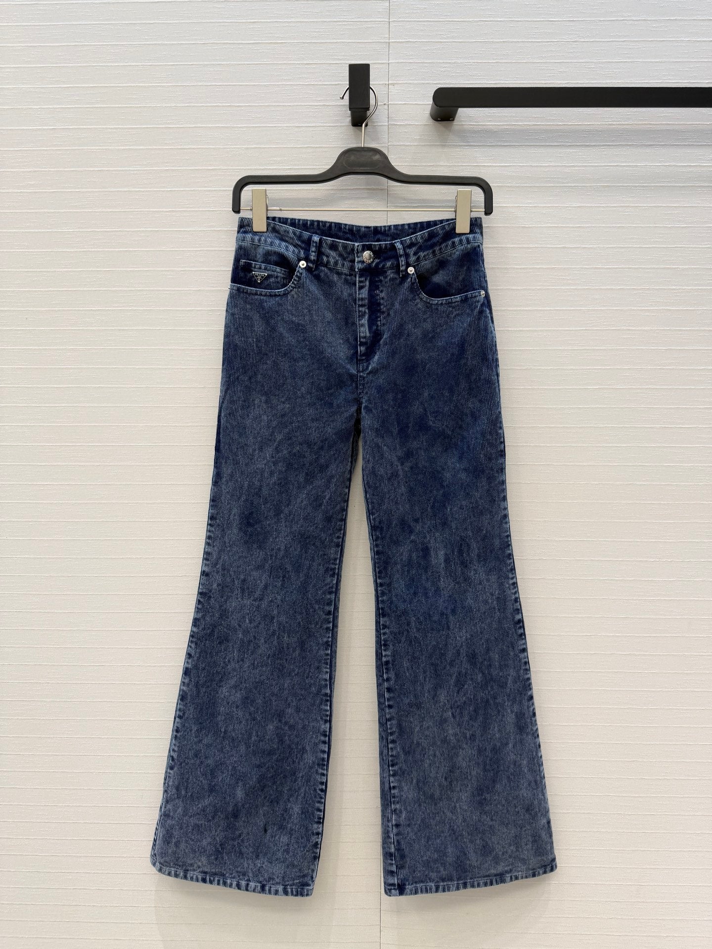 Prada 26SS Corduroy Collar Jacket / High-Waisted Trousers