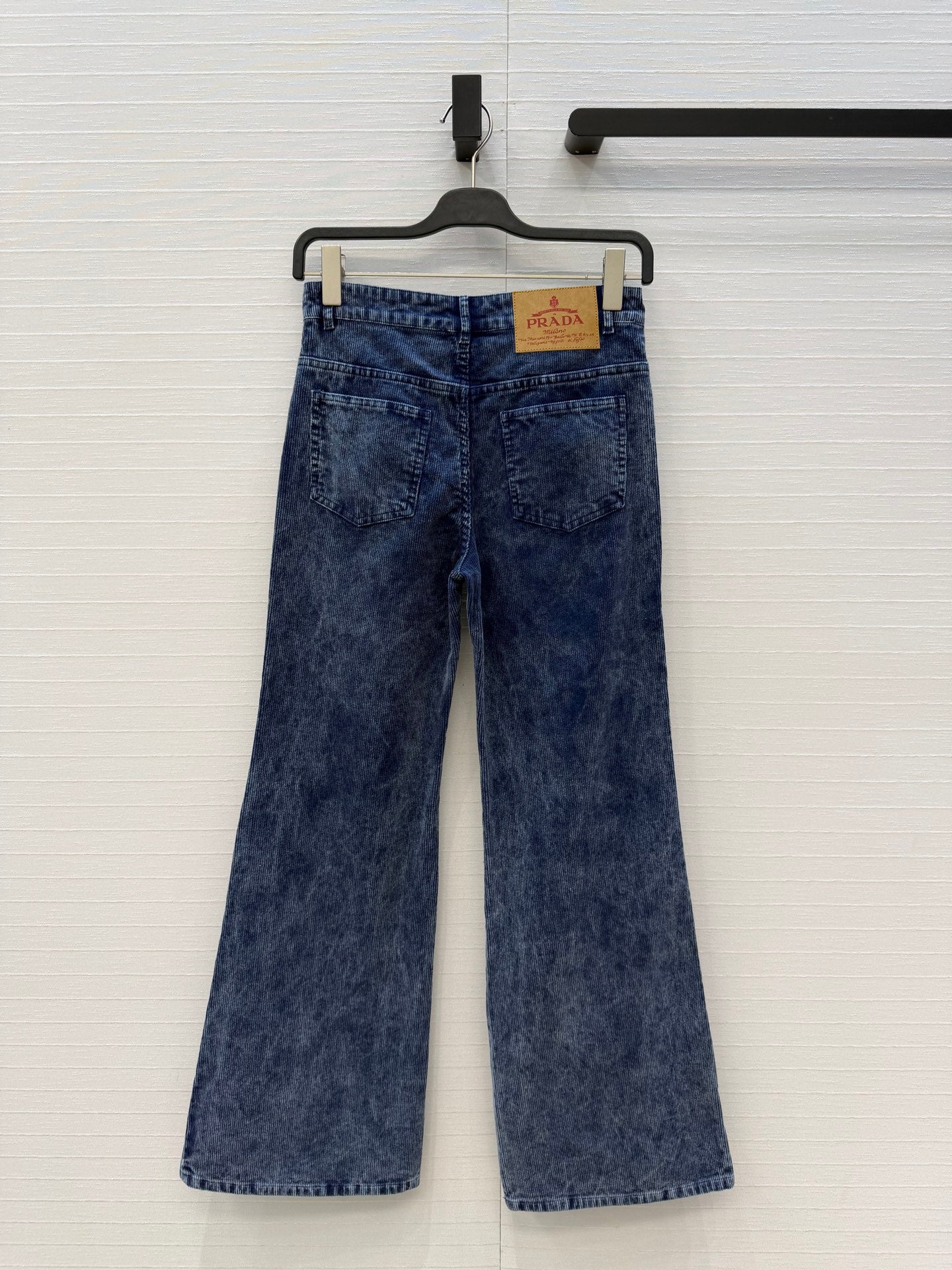 Prada 26SS Corduroy Collar Jacket / High-Waisted Trousers