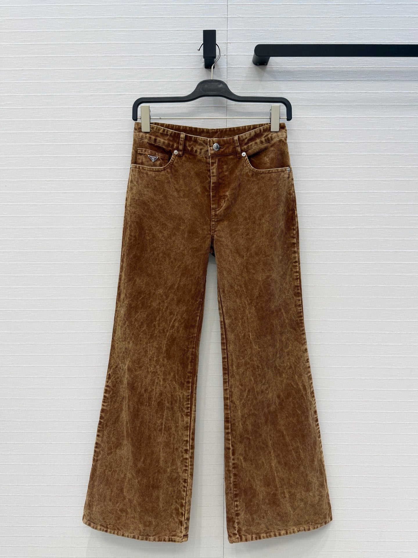 Prada 26SS Corduroy Collar Jacket / High-Waisted Trousers