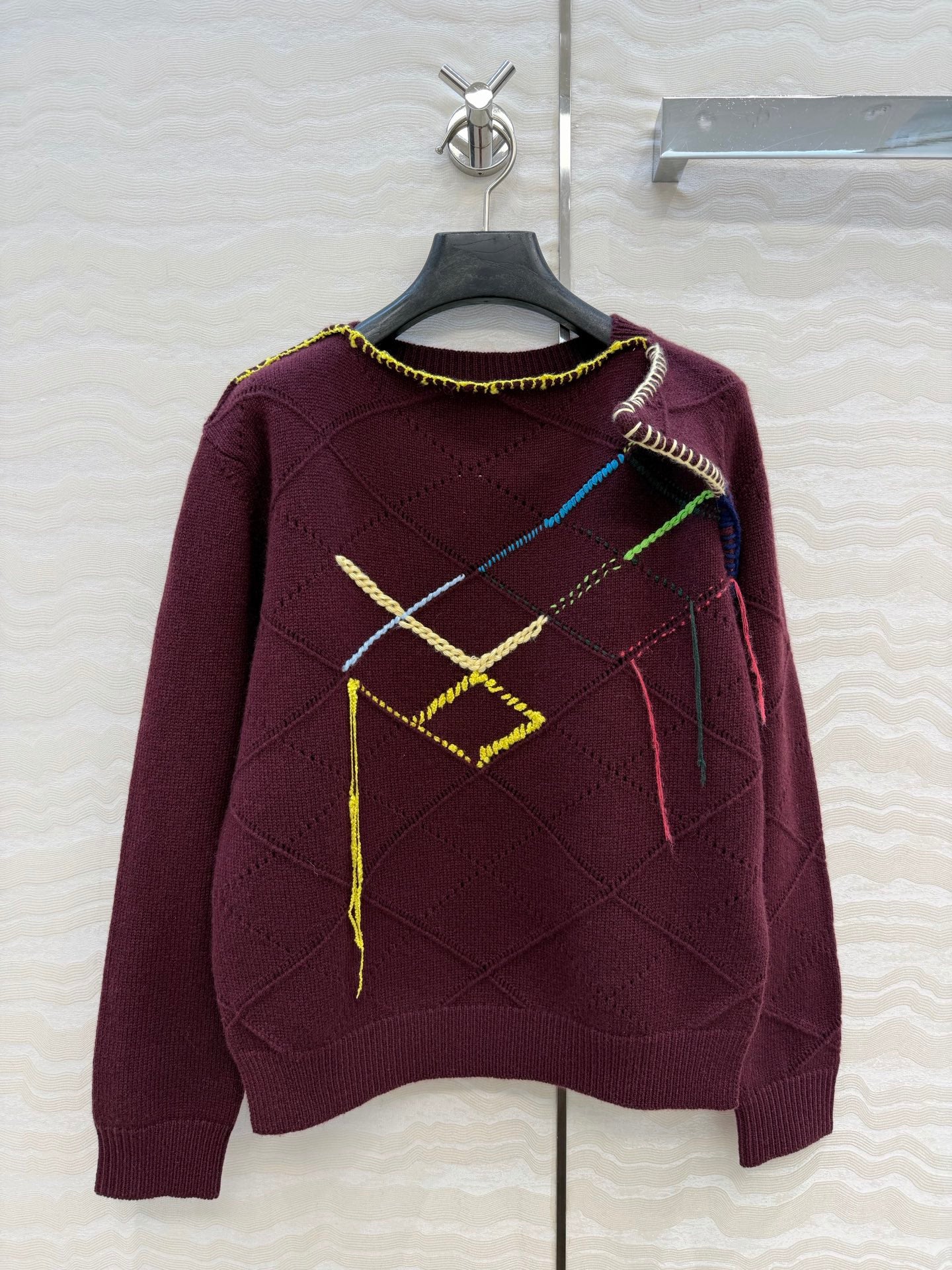 Loewe 26SS Asymmetrical Crew Neck Sweater