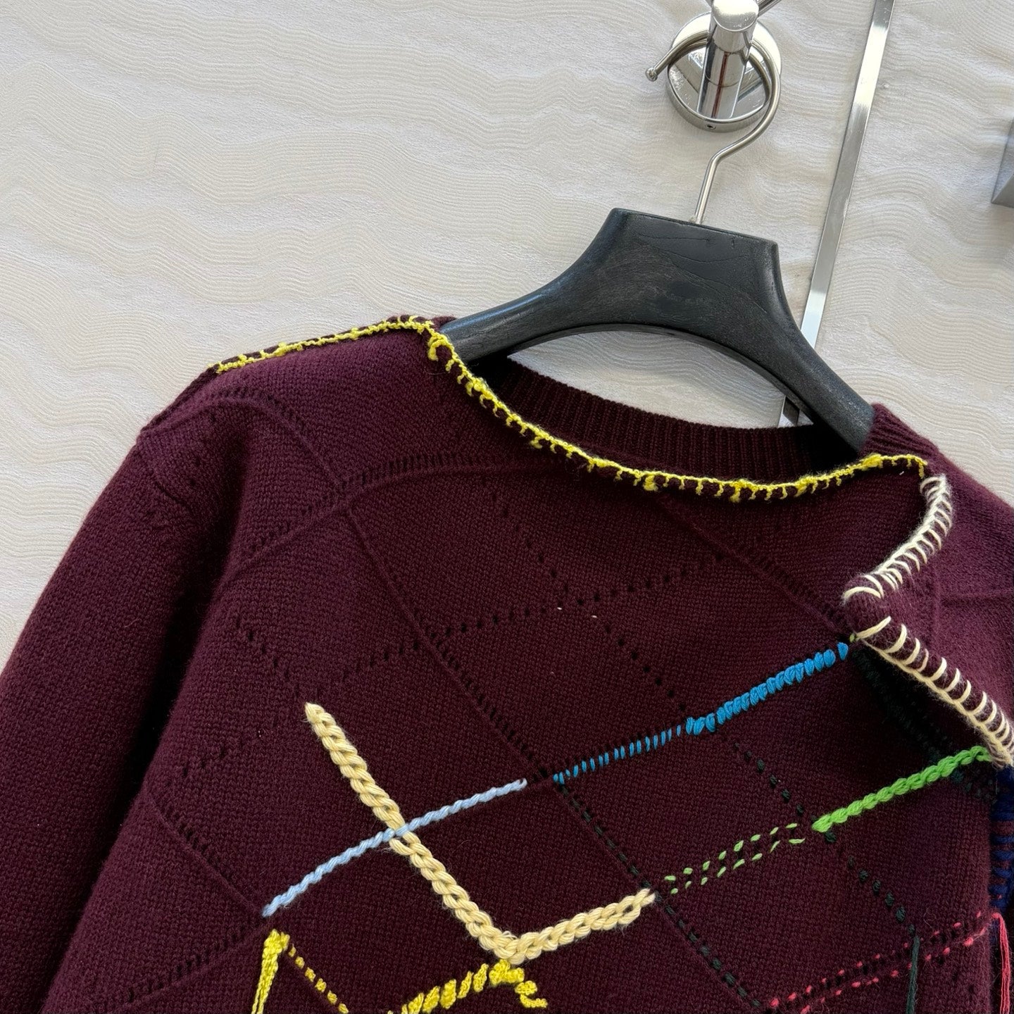Loewe 26SS Asymmetrical Crew Neck Sweater