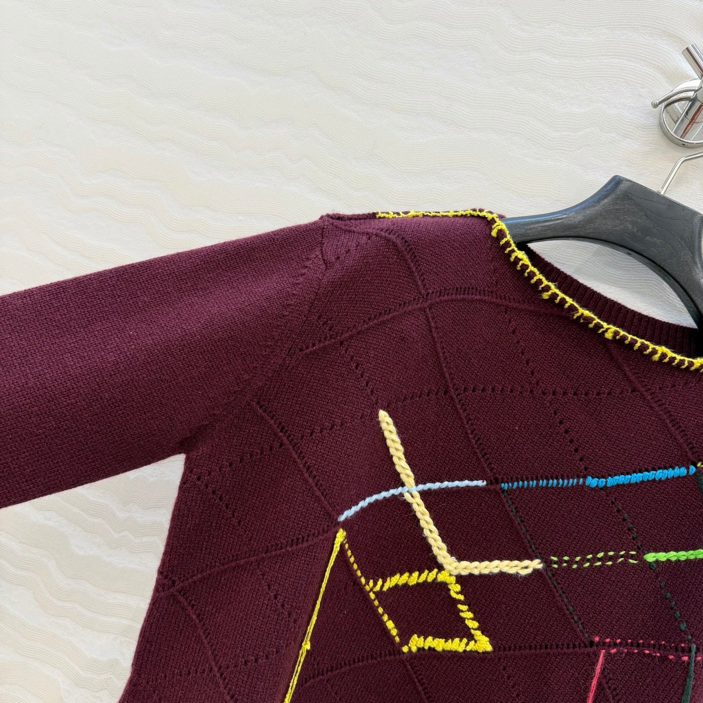 Loewe 26SS Asymmetrical Crew Neck Sweater
