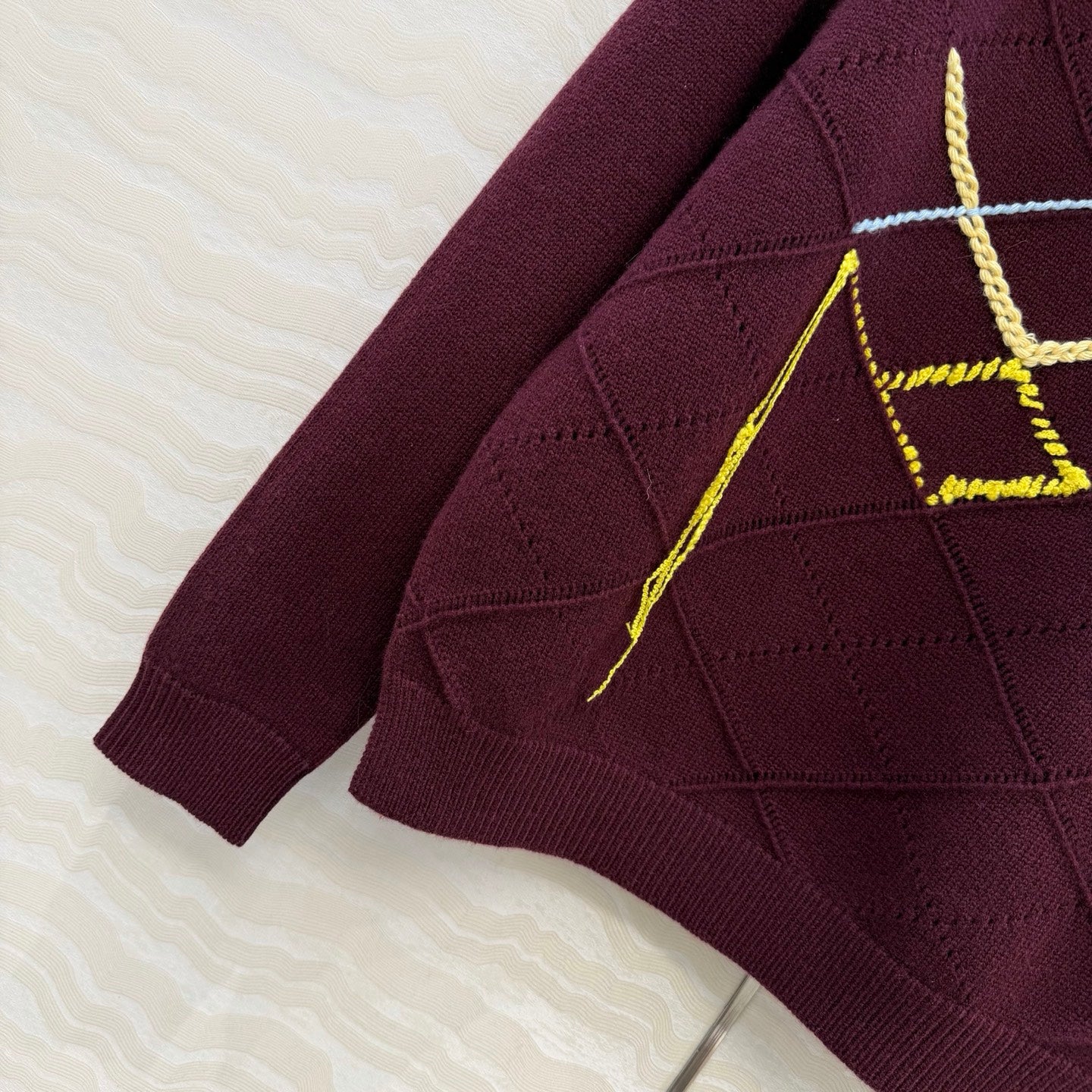 Loewe 26SS Asymmetrical Crew Neck Sweater