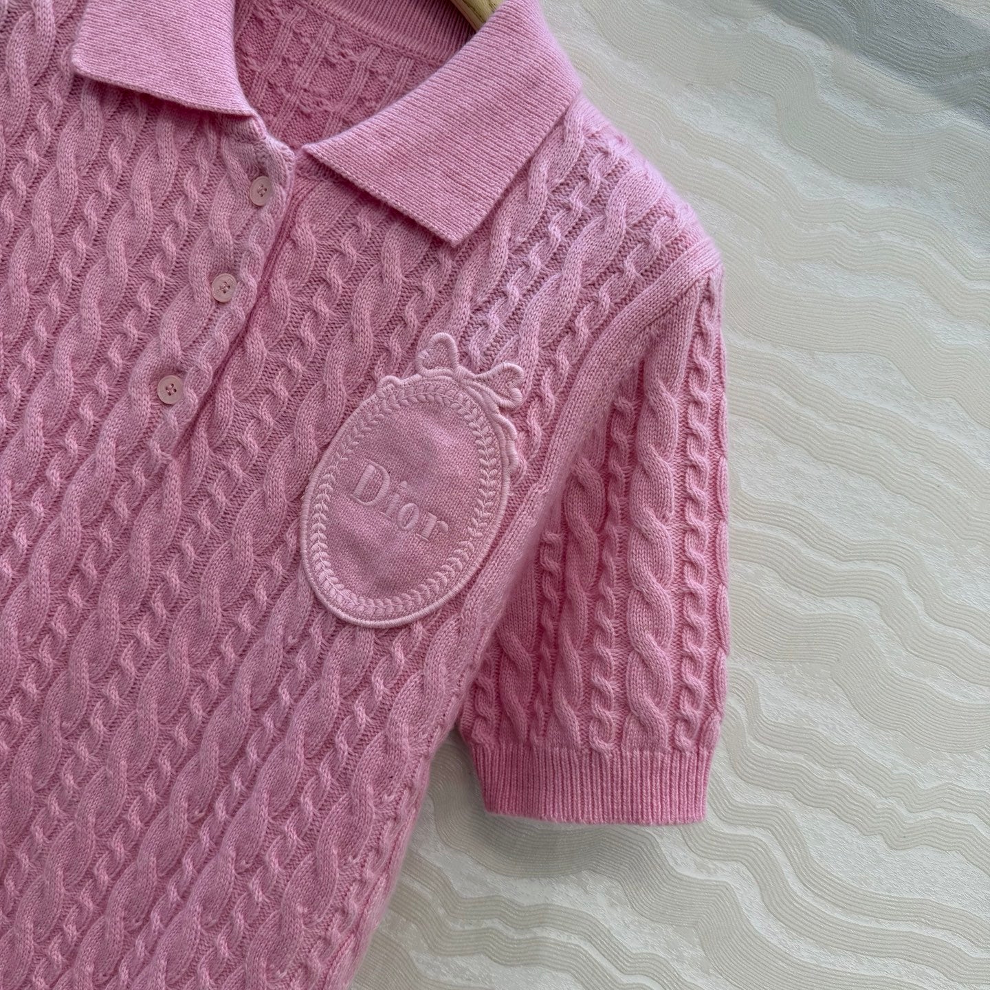 Dior 26SS Polo Collar Short-Sleeved Sweater