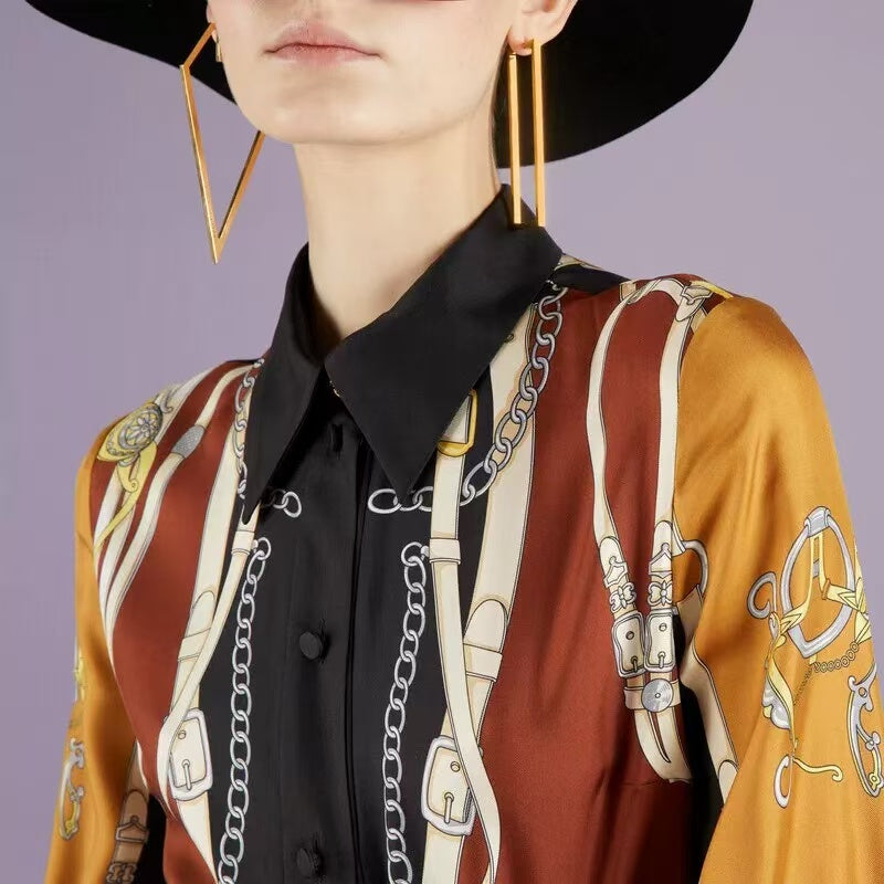 Gucci 26SS silk dress