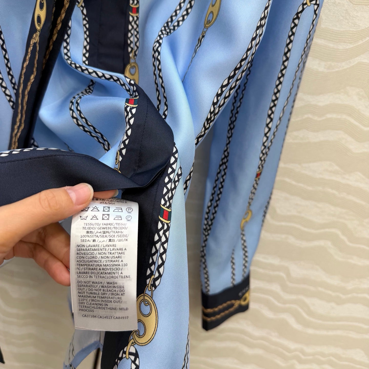 Gucci silk shirt