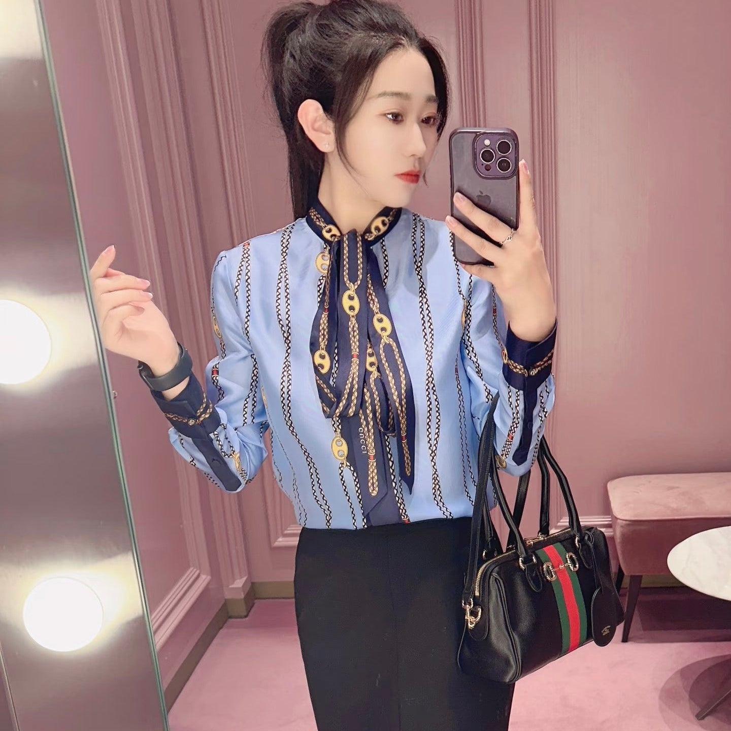 Gucci silk shirt