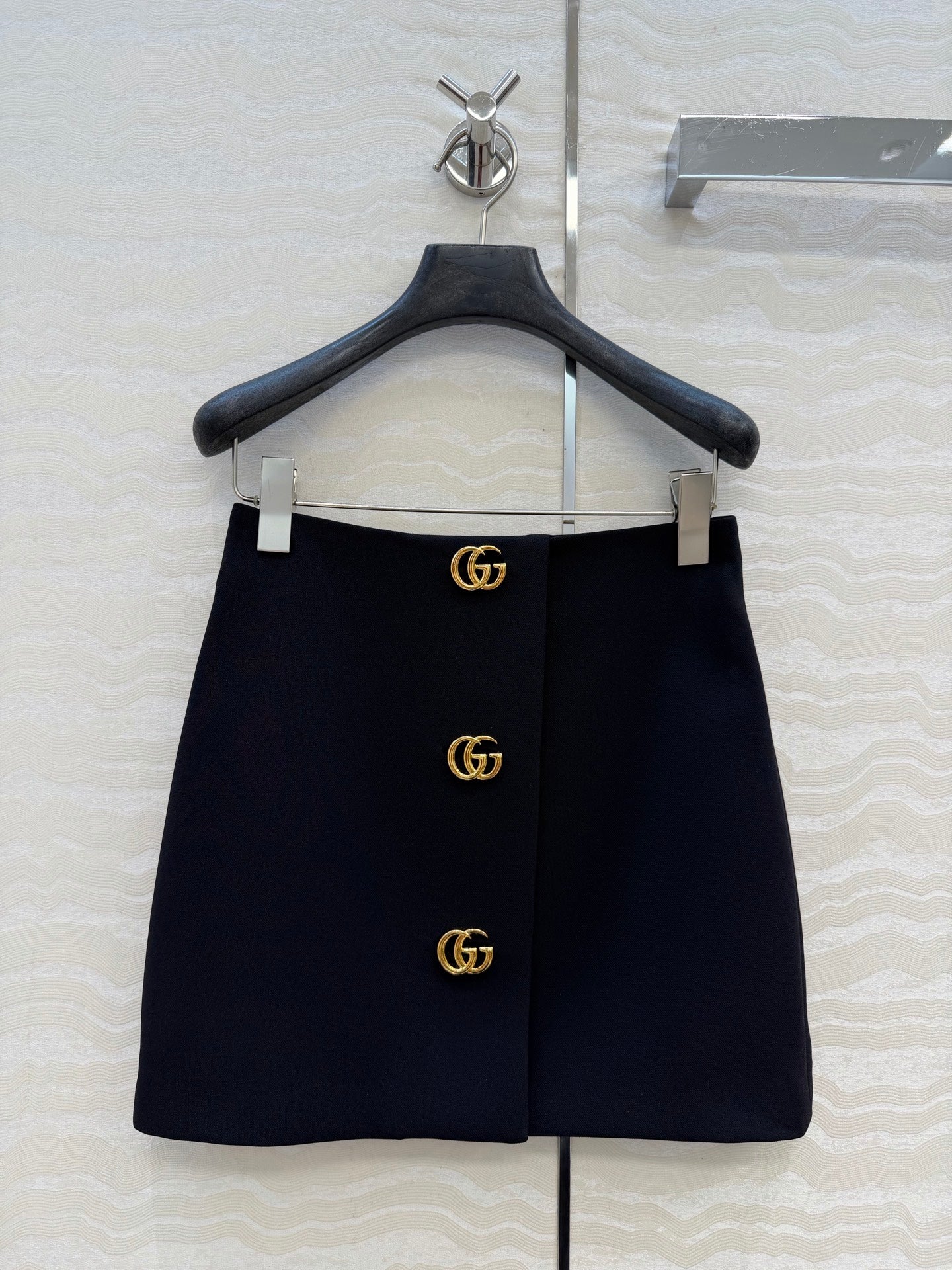 Gucci 26SS Metal Buckle Lapel Jacket/Skirt