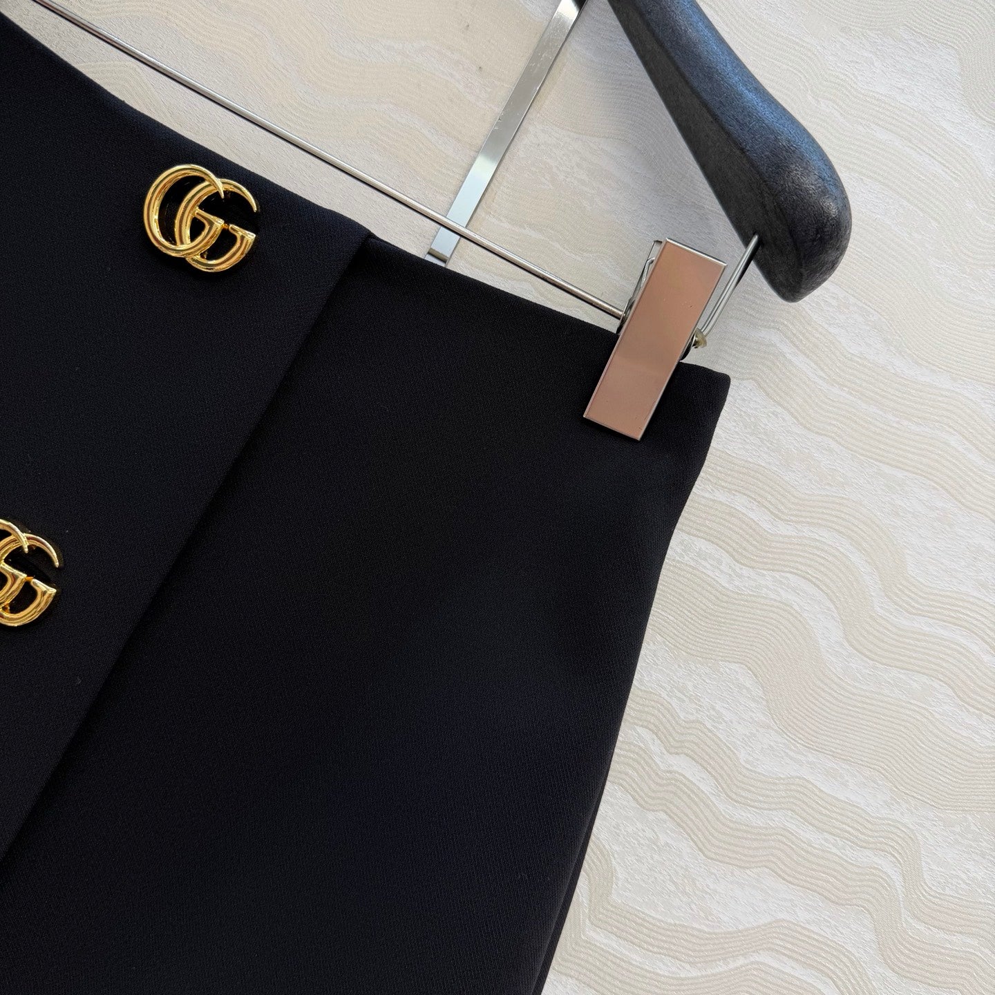 Gucci 26SS Metal Buckle Lapel Jacket/Skirt
