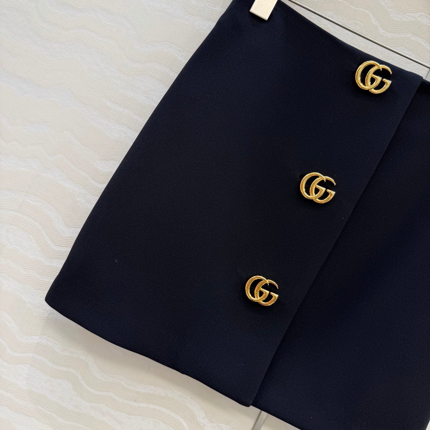 Gucci 26SS Metal Buckle Lapel Jacket/Skirt