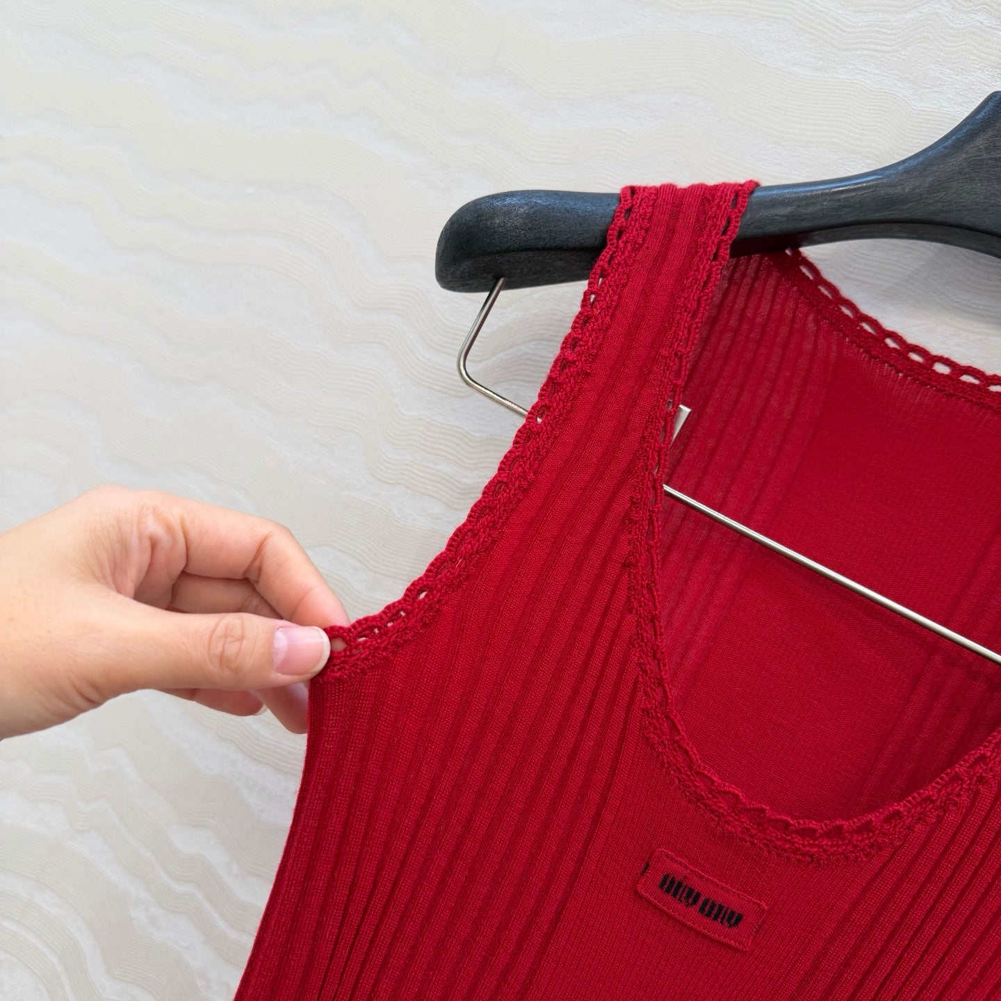 MIUMIU 26SS knitted sweater