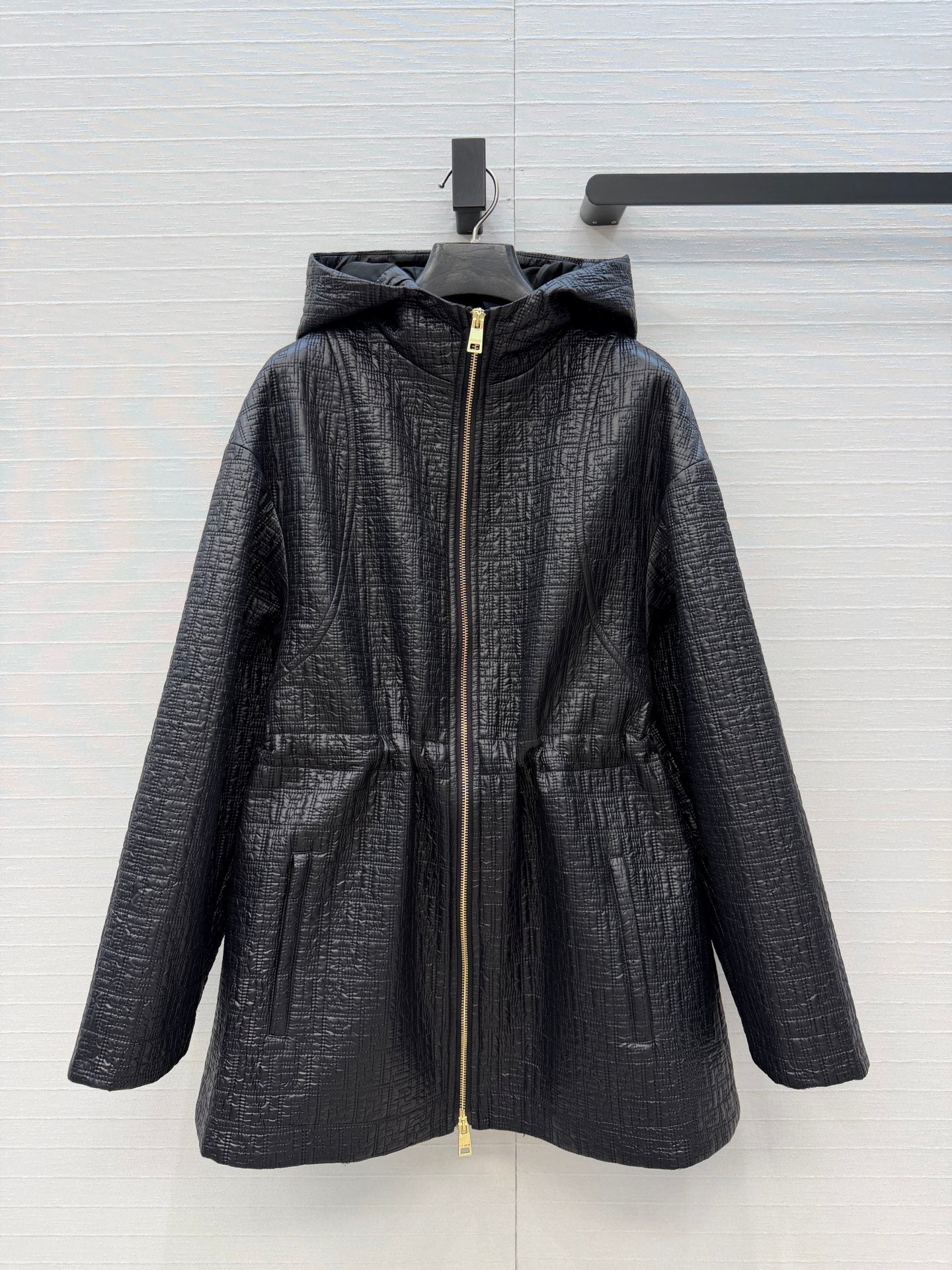 Fendi 26SS Jacquard Patterned Parka Vest/Jacket