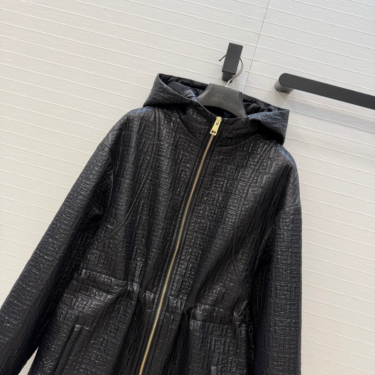 Fendi 26SS Jacquard Patterned Parka Vest/Jacket