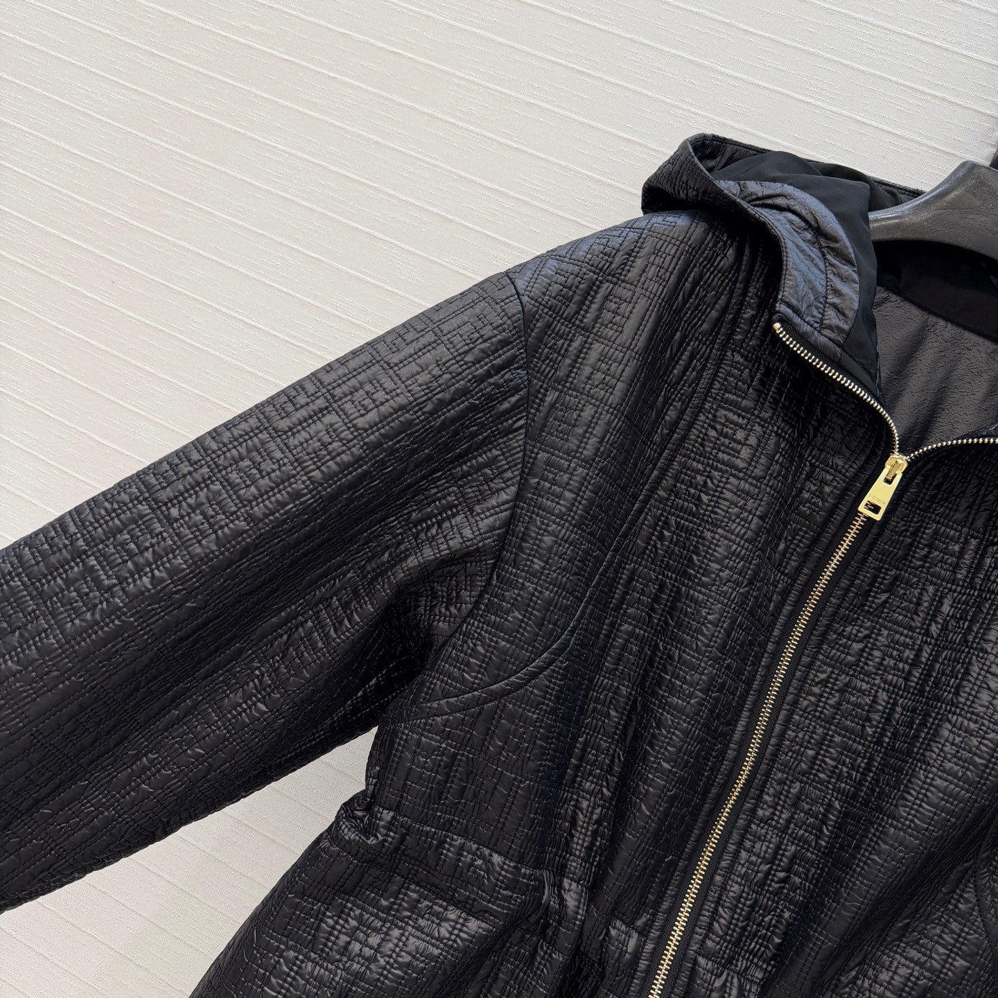 Fendi 26SS Jacquard Patterned Parka Vest/Jacket