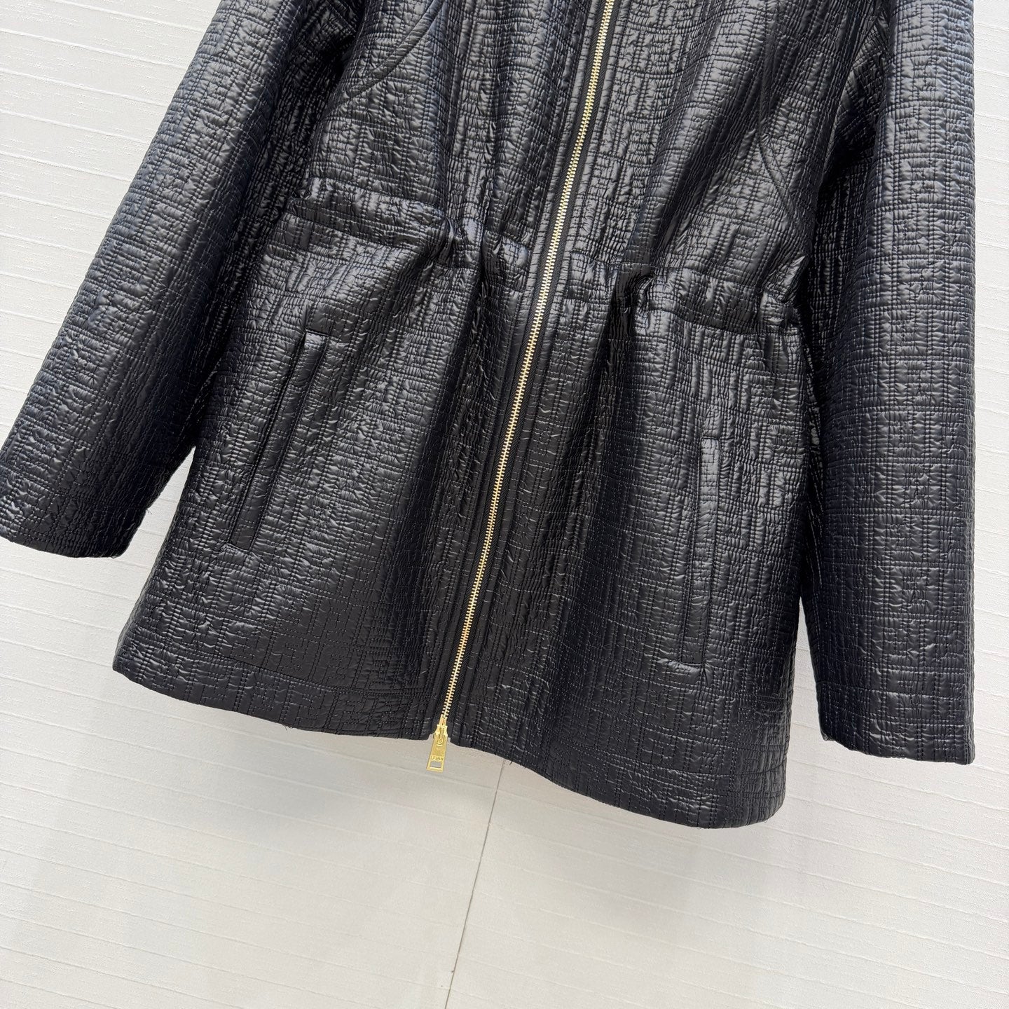 Fendi 26SS Jacquard Patterned Parka Vest/Jacket