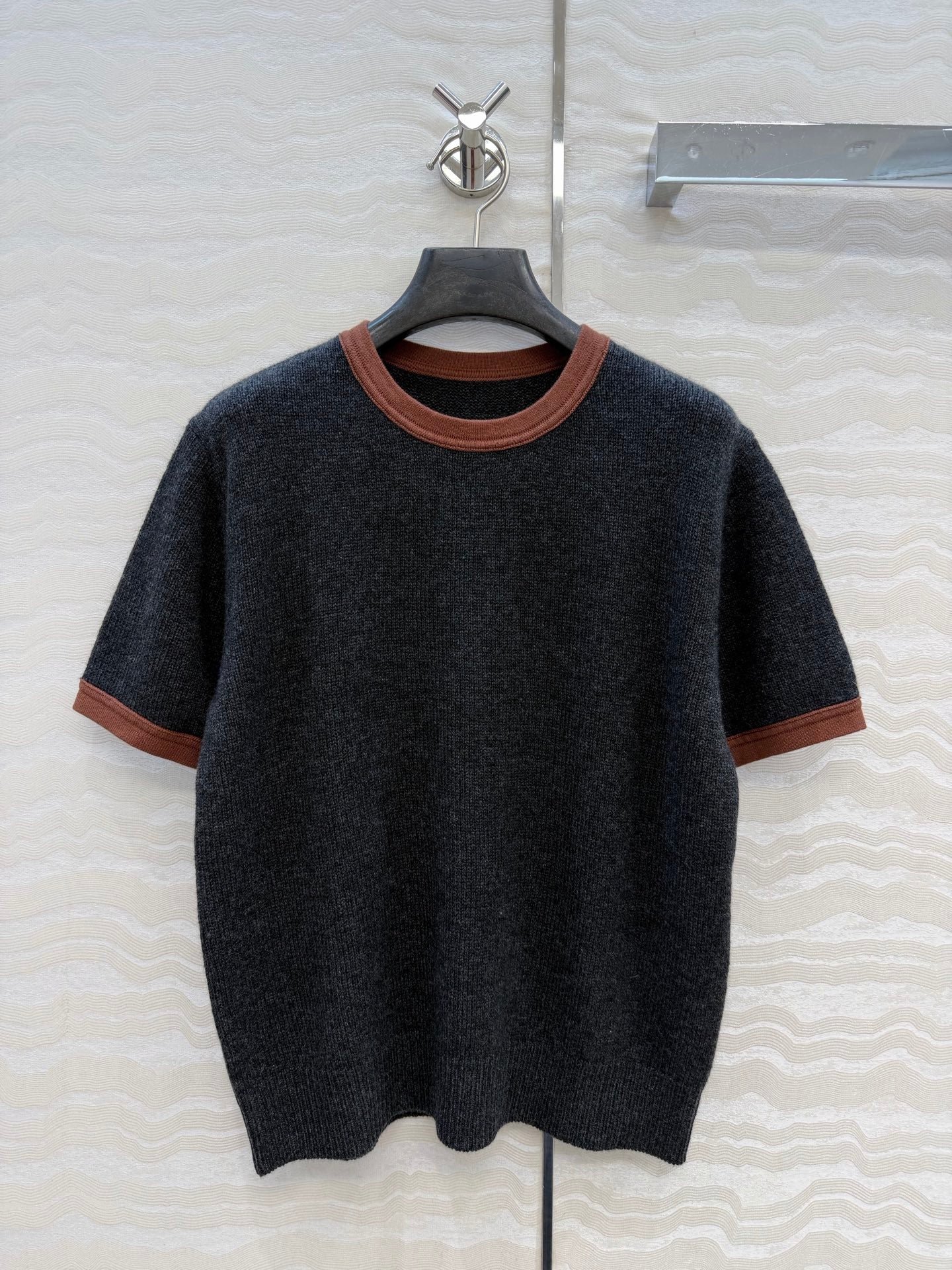 Prada 100% cashmere short-sleeved top