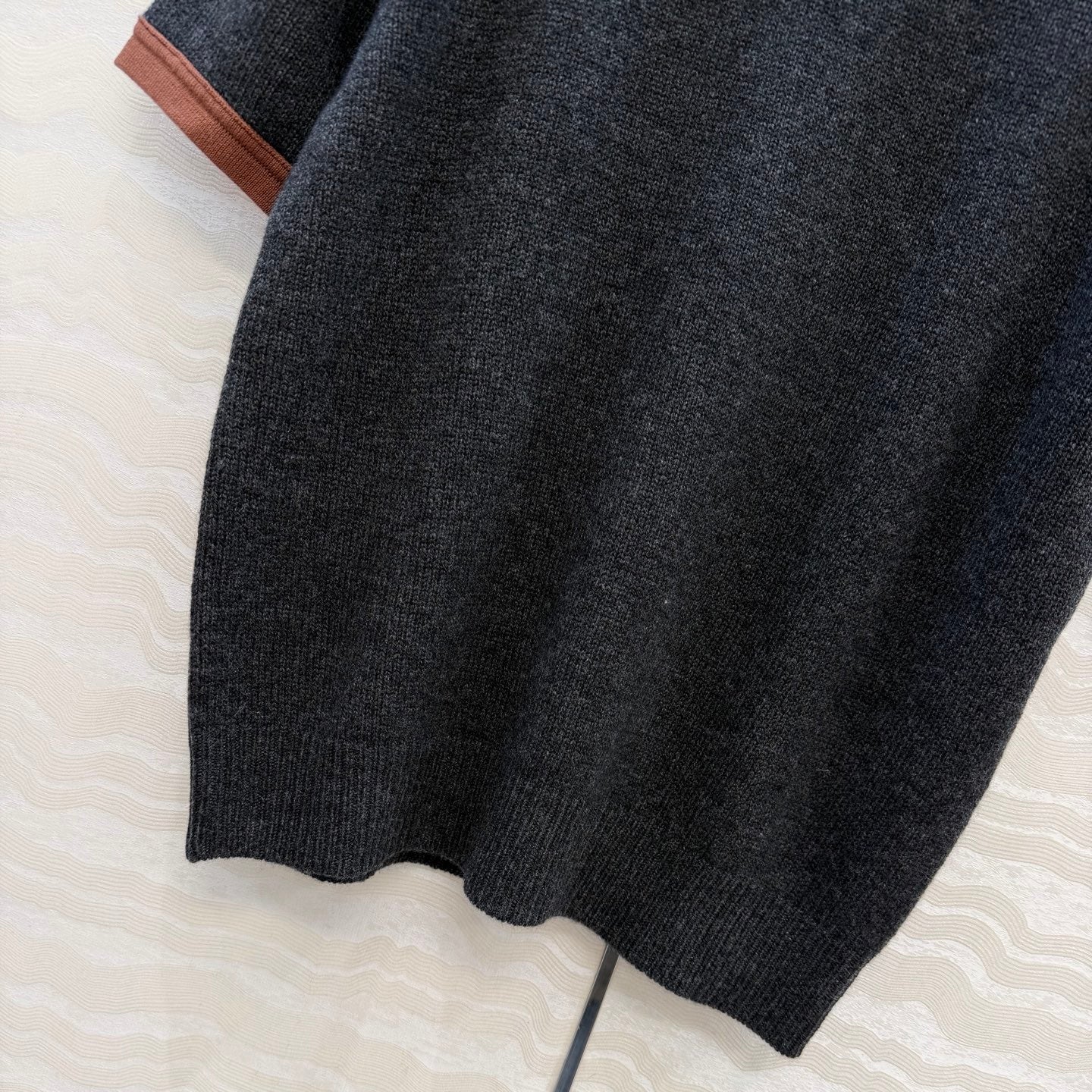 Prada 100% cashmere short-sleeved top