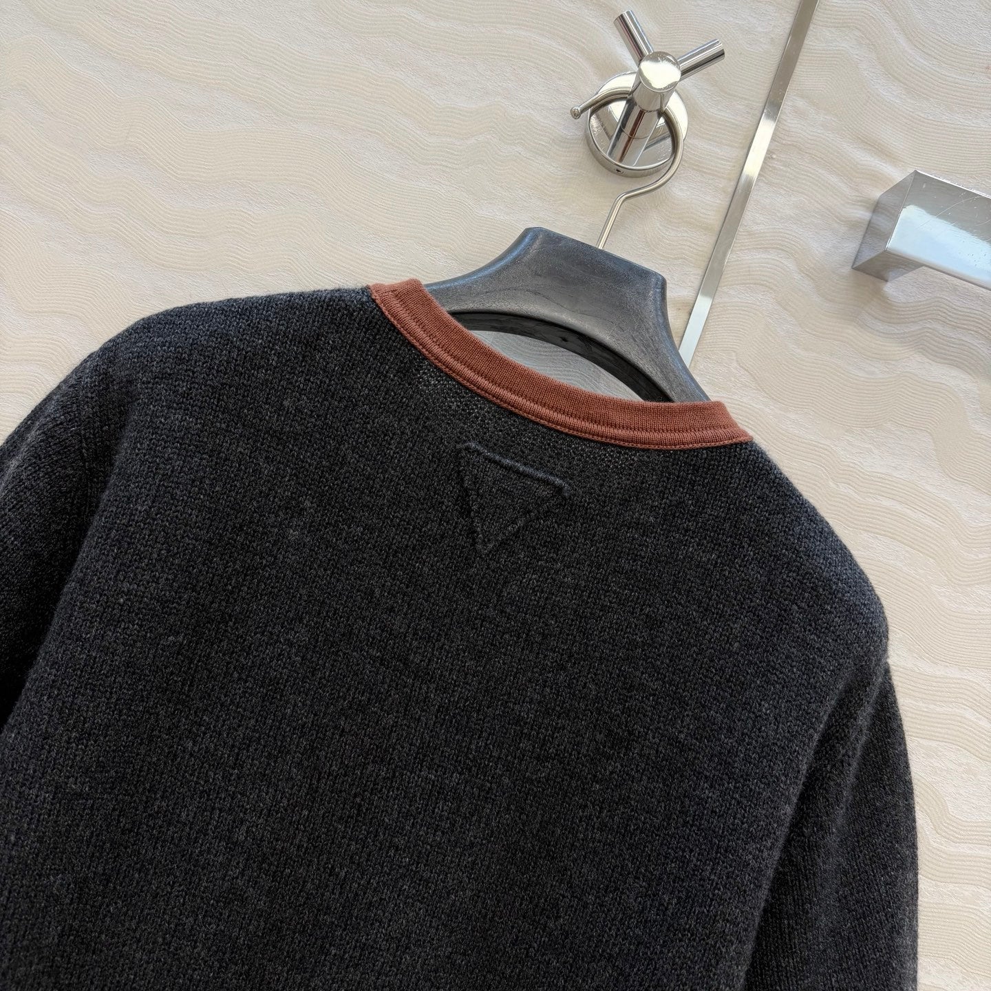Prada 100% cashmere short-sleeved top