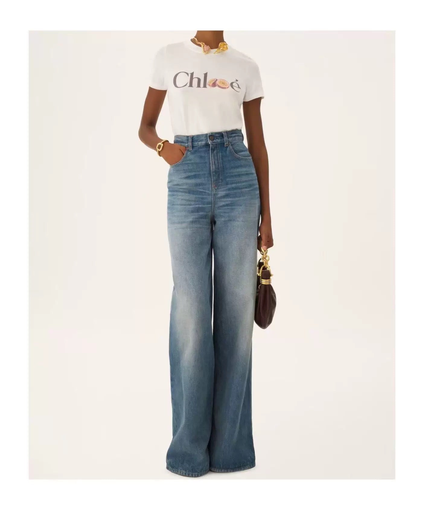 CHLOE 26SS Pure Cotton T-shirt