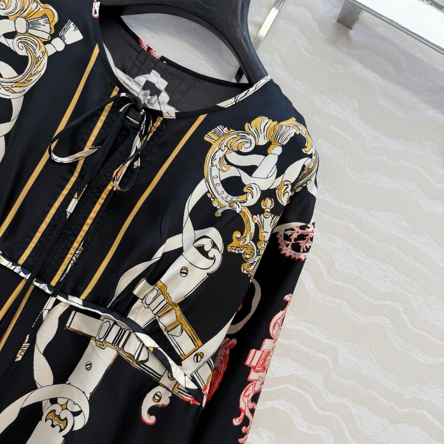 Hermès 26SS Batwing Sleeve Dress