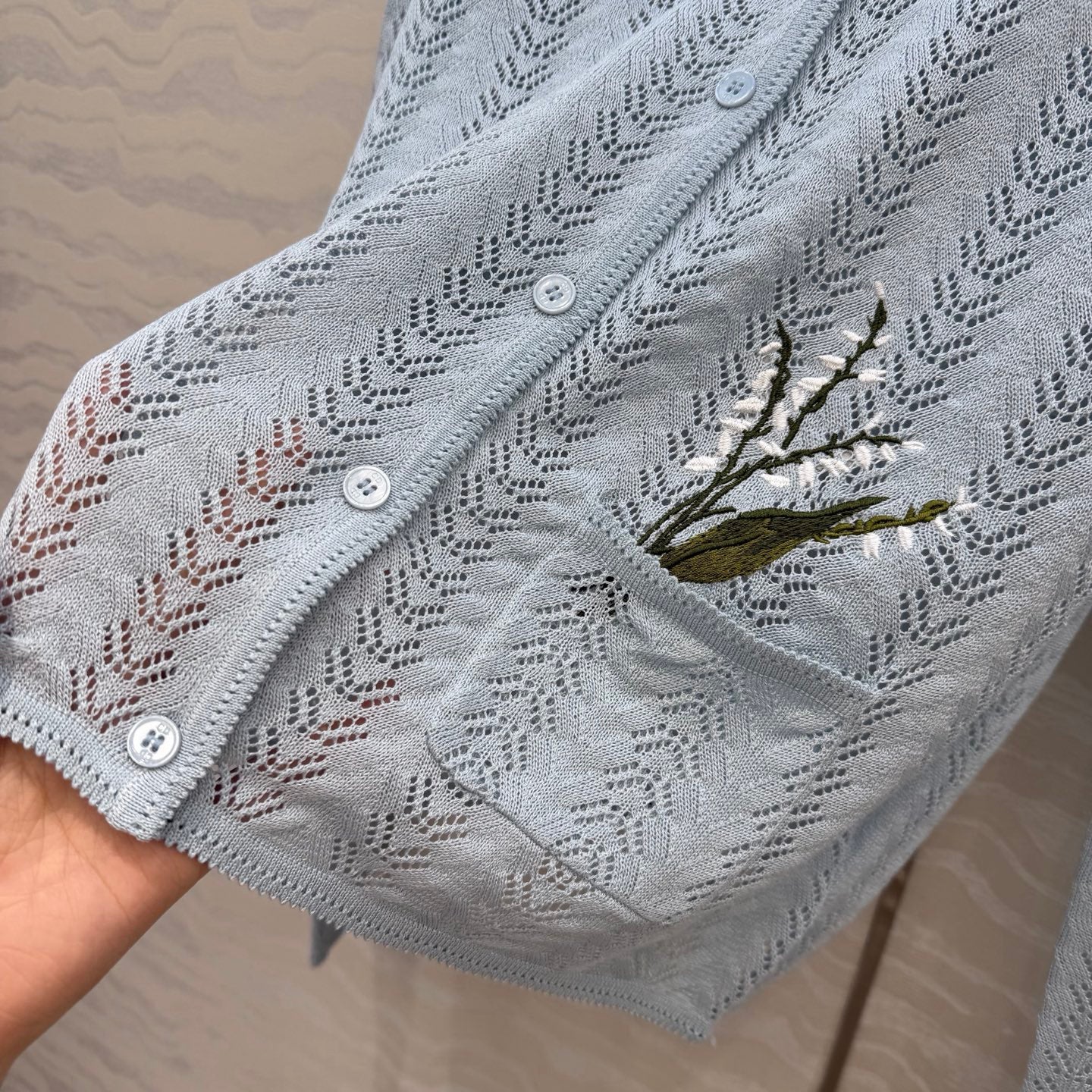 Dior 26SS Embroidered Knit Cardigan