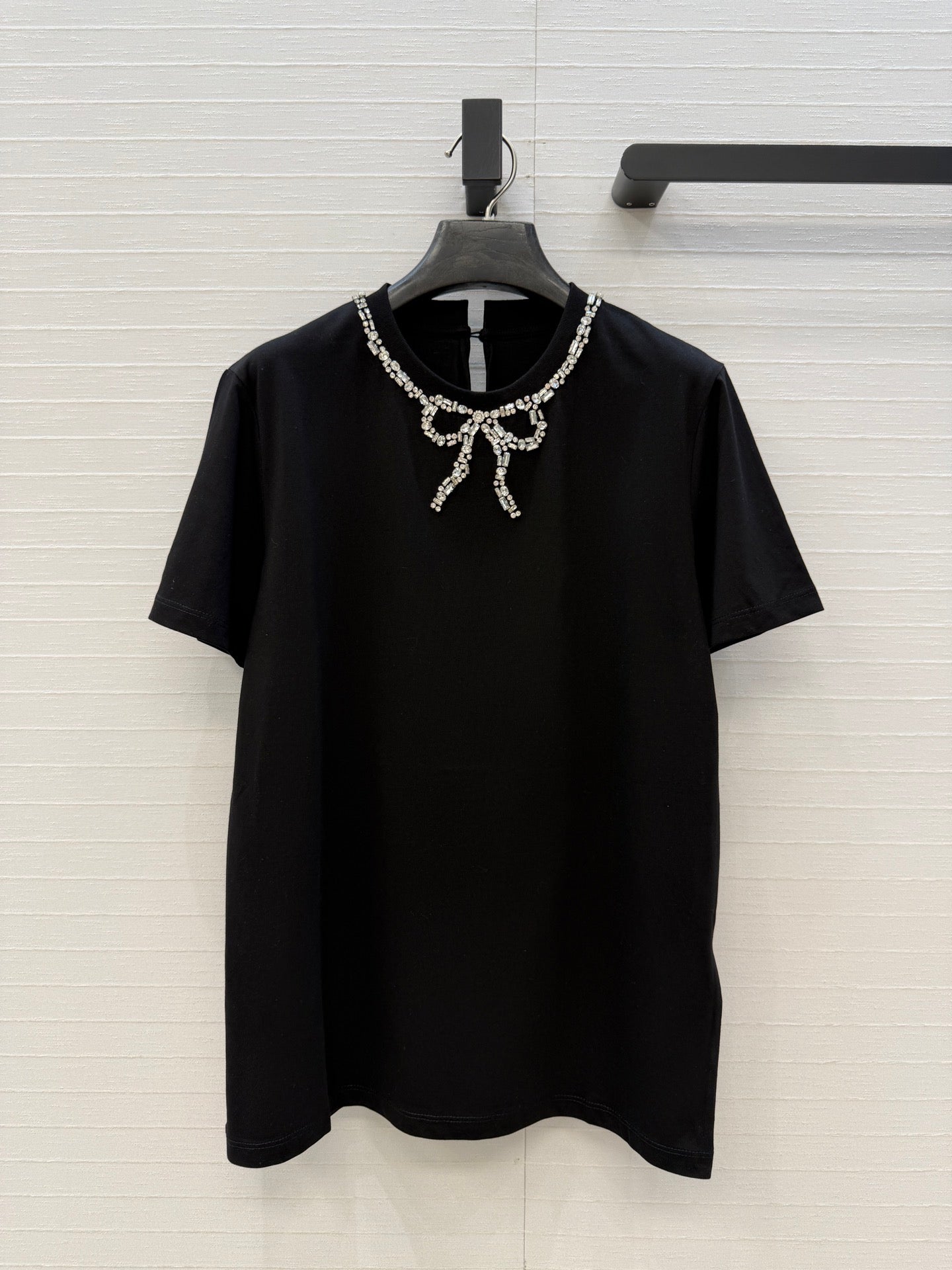 Valent* 26SS Bow-Detail Crewneck T-Shirt