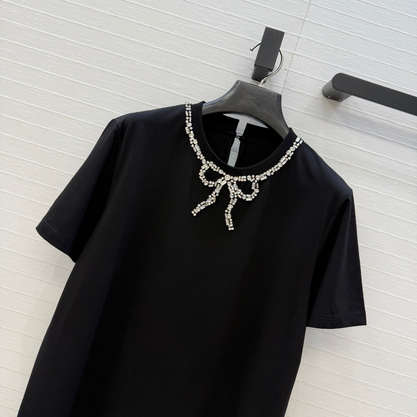 Valent* 26SS Bow-Detail Crewneck T-Shirt