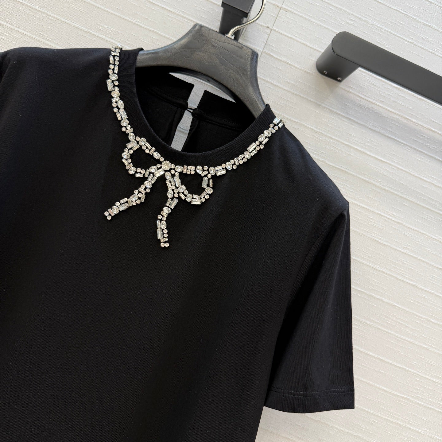 Valent* 26SS Bow-Detail Crewneck T-Shirt