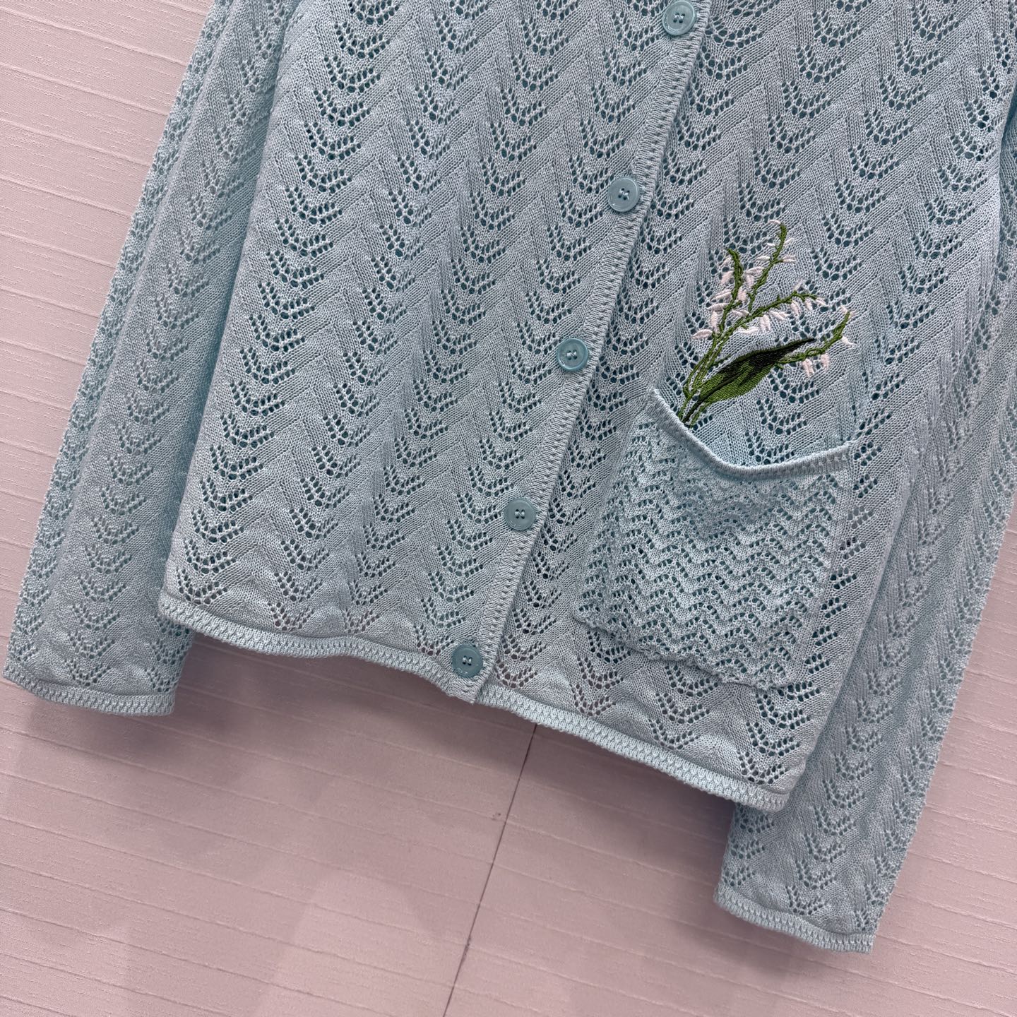 DIO* 26SS Lily of the Valley Embroidered Cardigan