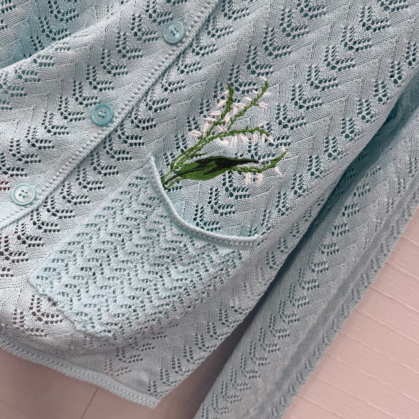 DIO* 26SS Lily of the Valley Embroidered Cardigan