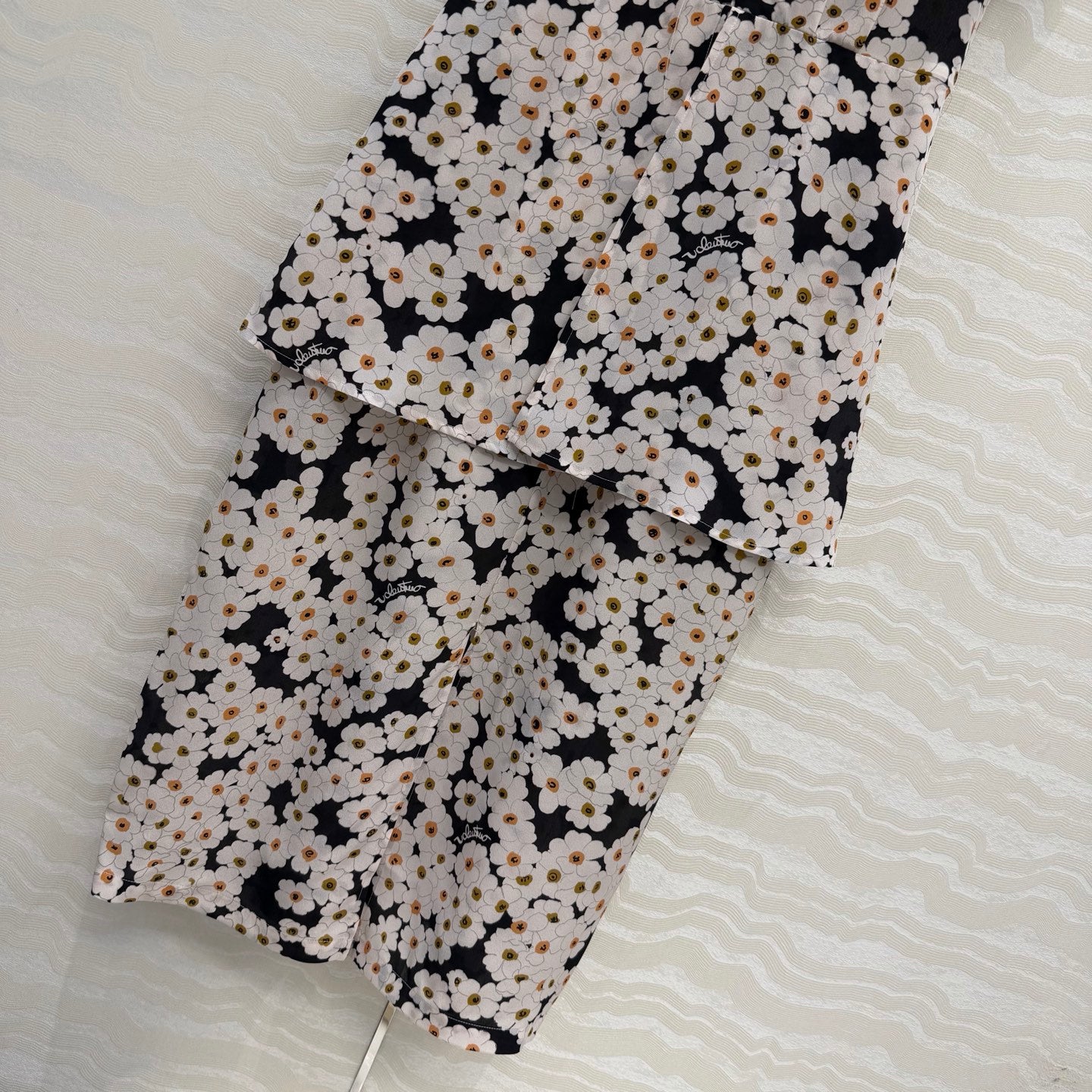 Valent* 26SS Printed Silk Dress