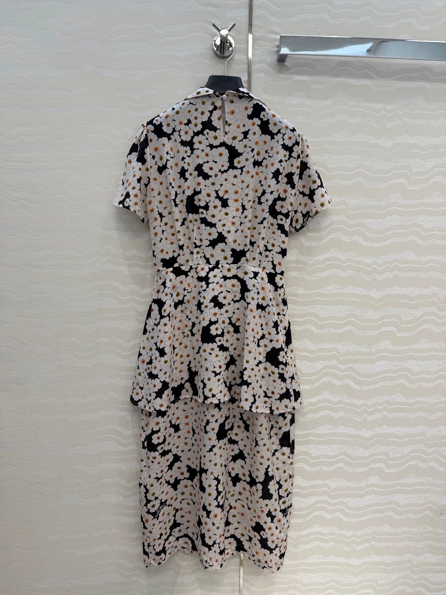 Valent* 26SS Printed Silk Dress