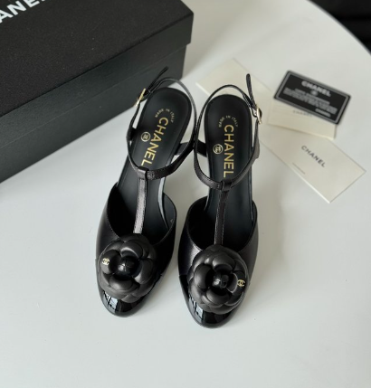 CHANE* 24 new camellia high heels 1:1 VIP