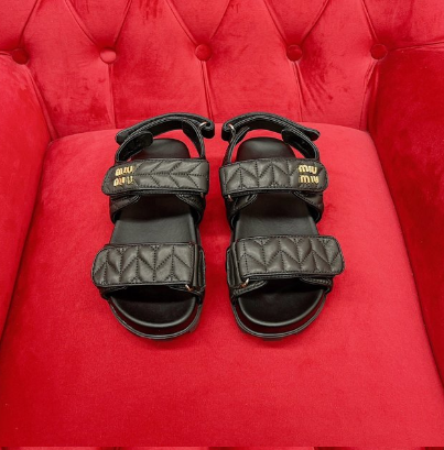 MIU* 24 new Velcro sandals 1:1 VIP