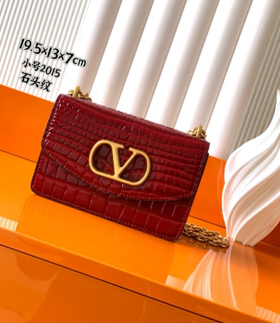 Valent* 25SS stone pattern handbag